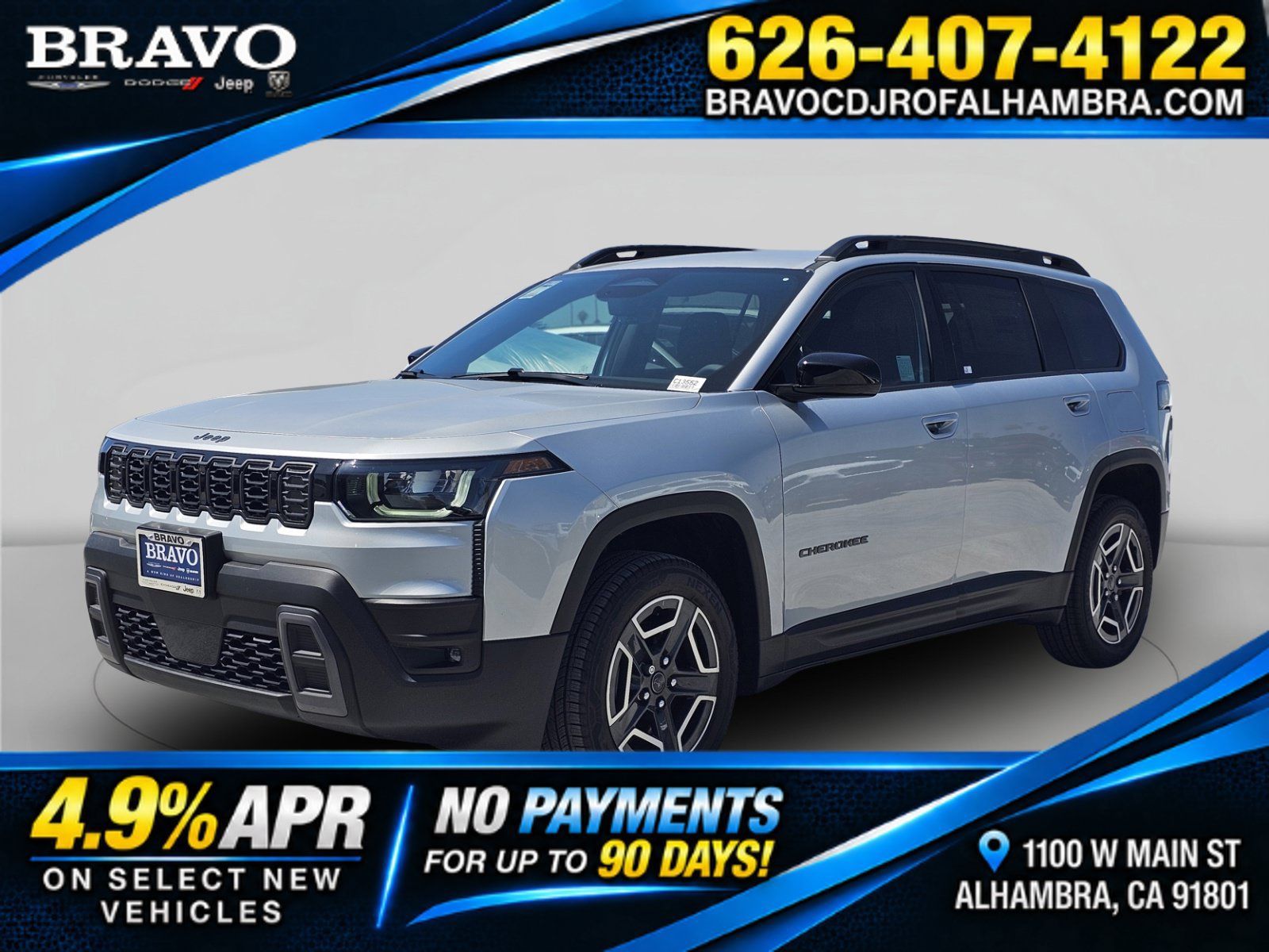 New 2026 Jeep Cherokee Laredo AWD/4WD image 1