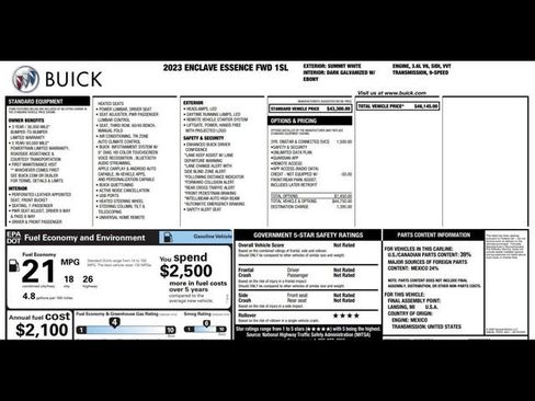 Used 2023 Buick Enclave Essence image 3