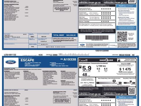 Used 2021 Ford Escape SE w/ SE Sport Appearance Package image 10