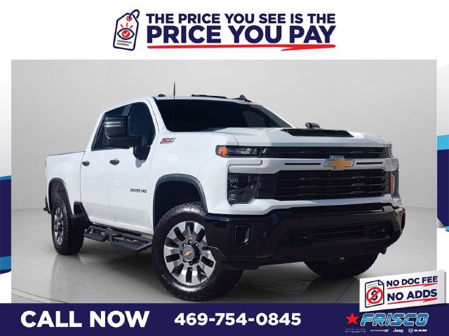 Used 2025 Chevrolet Silverado 2500 Custom w/ Custom Value Package AWD/4WD image 1