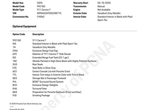 Certified 2025 Porsche 911 Carrera T image 30