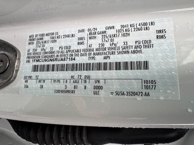 Used 2024 Ford Escape Active AWD/4WD image 19