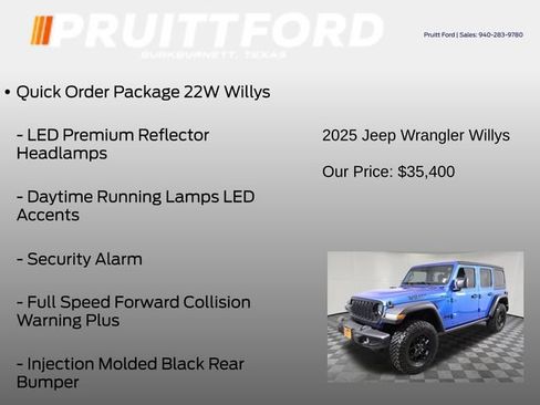 Used 2025 Jeep Wrangler Unlimited Sport AWD/4WD image 19