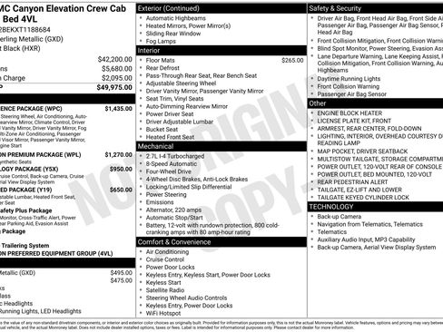 New 2026 GMC Canyon Elevation w/ Convenience Package AWD/4WD image 40