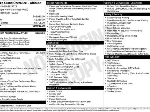 Used 2024 Jeep Grand Cherokee L Laredo AWD/4WD image 3