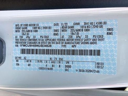 Used 2022 Ford Escape SEL image 31