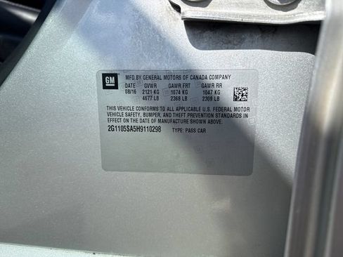 Used 2017 Chevrolet Impala LT w/ Convenience Package FWD image 16