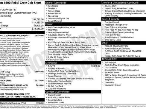 Used 2023 RAM 1500 Rebel w/ Rebel Level 2 Equipment Group image 4