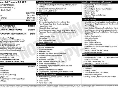 Used 2023 Chevrolet Equinox RS w/ RS Leather Package