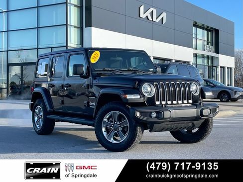 Used 2021 Jeep Wrangler Unlimited Sahara AWD/4WD image 1