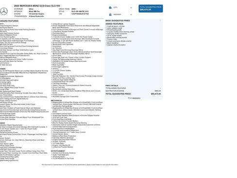 Used 2020 Mercedes-Benz GLS 450 4MATIC image 9