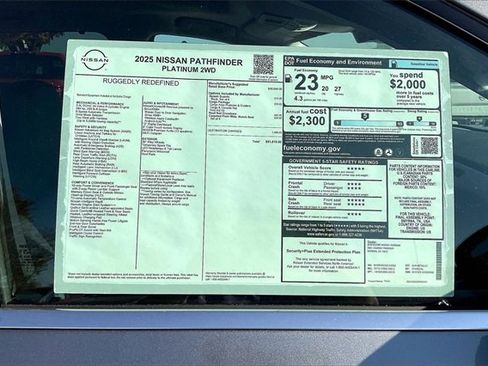 New 2025 Nissan Pathfinder Platinum w/ Cargo Package image 13
