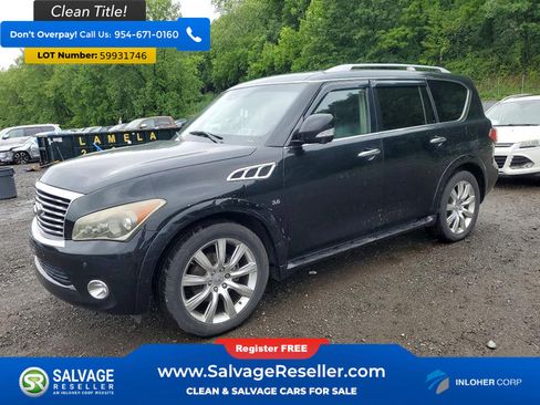 Used 2014 INFINITI QX80 4WD w/ Theater Package image 1