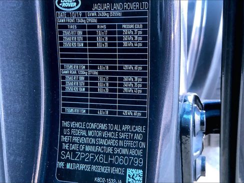 Used 2020 Land Rover Range Rover Evoque SE image 35