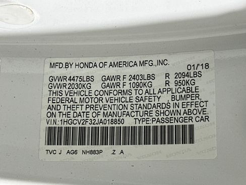 Used 2018 Honda Accord Sport image 12