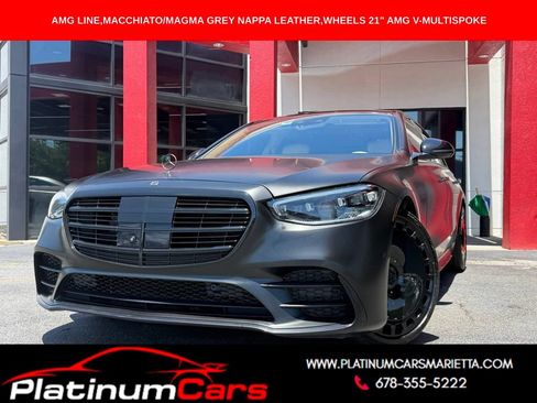 Used 2021 Mercedes-Benz S 580 4MATIC Sedan image 1
