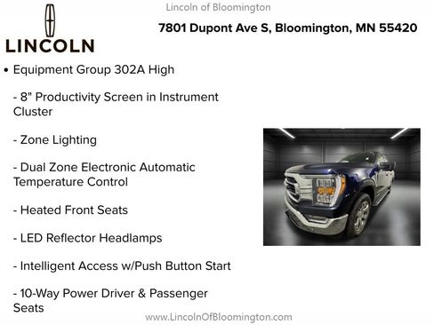 Used 2023 Ford F150 XLT w/ Equipment Group 302A High image 9