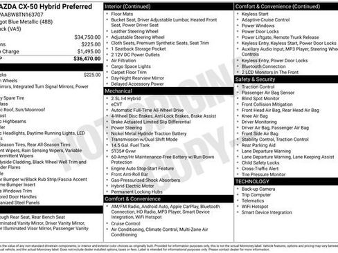 New 2026 MAZDA CX-50 2.5 Hybrid w/ Preferred Pkg image 9