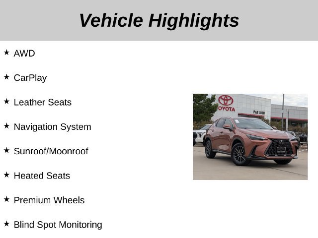 Used 2025 Lexus NX 350h AWD w/ Accessory Package (Z2) image 5