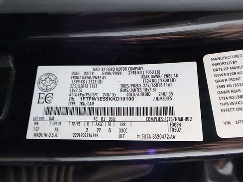 Used 2019 Ford F150 XLT w/ Equipment Group 301A Mid AWD/4WD image 46