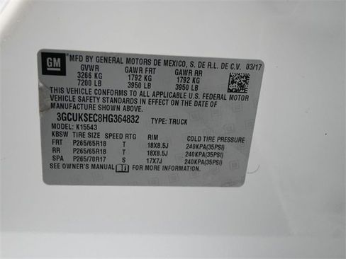 Used 2017 Chevrolet Silverado 1500 LTZ Z71 w/ LTZ Plus Package image 18