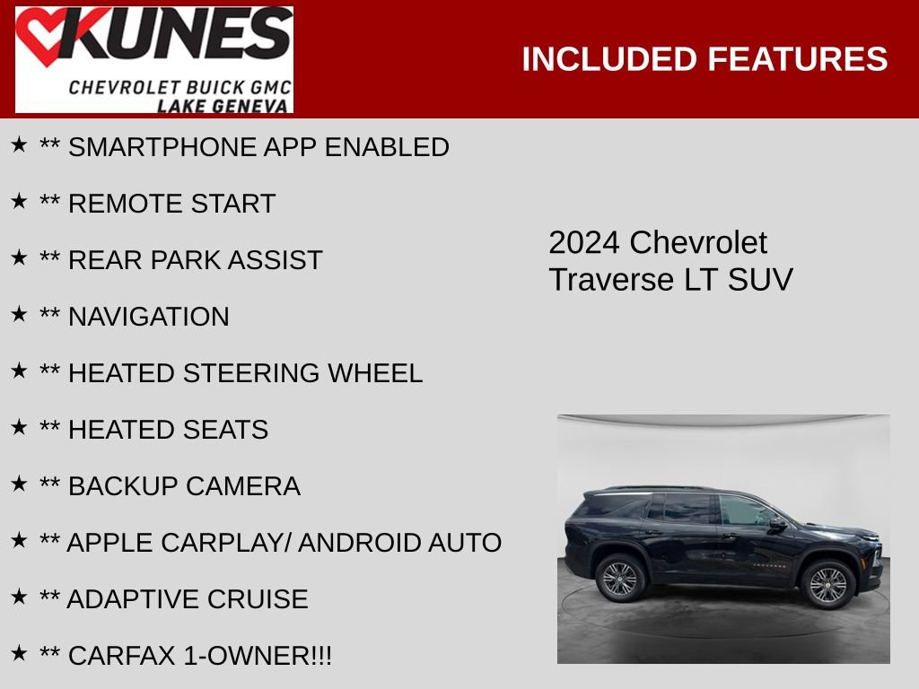 Used 2024 Chevrolet Traverse LT FWD image 2