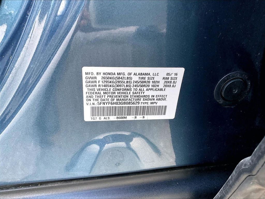 Used 2016 Honda Pilot Elite image 33