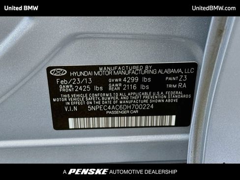 Used 2013 Hyundai Sonata Limited w/ Premium Pkg FWD image 22