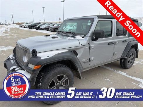 Certified 2018 Jeep Wrangler Unlimited Sport S AWD/4WD image 1