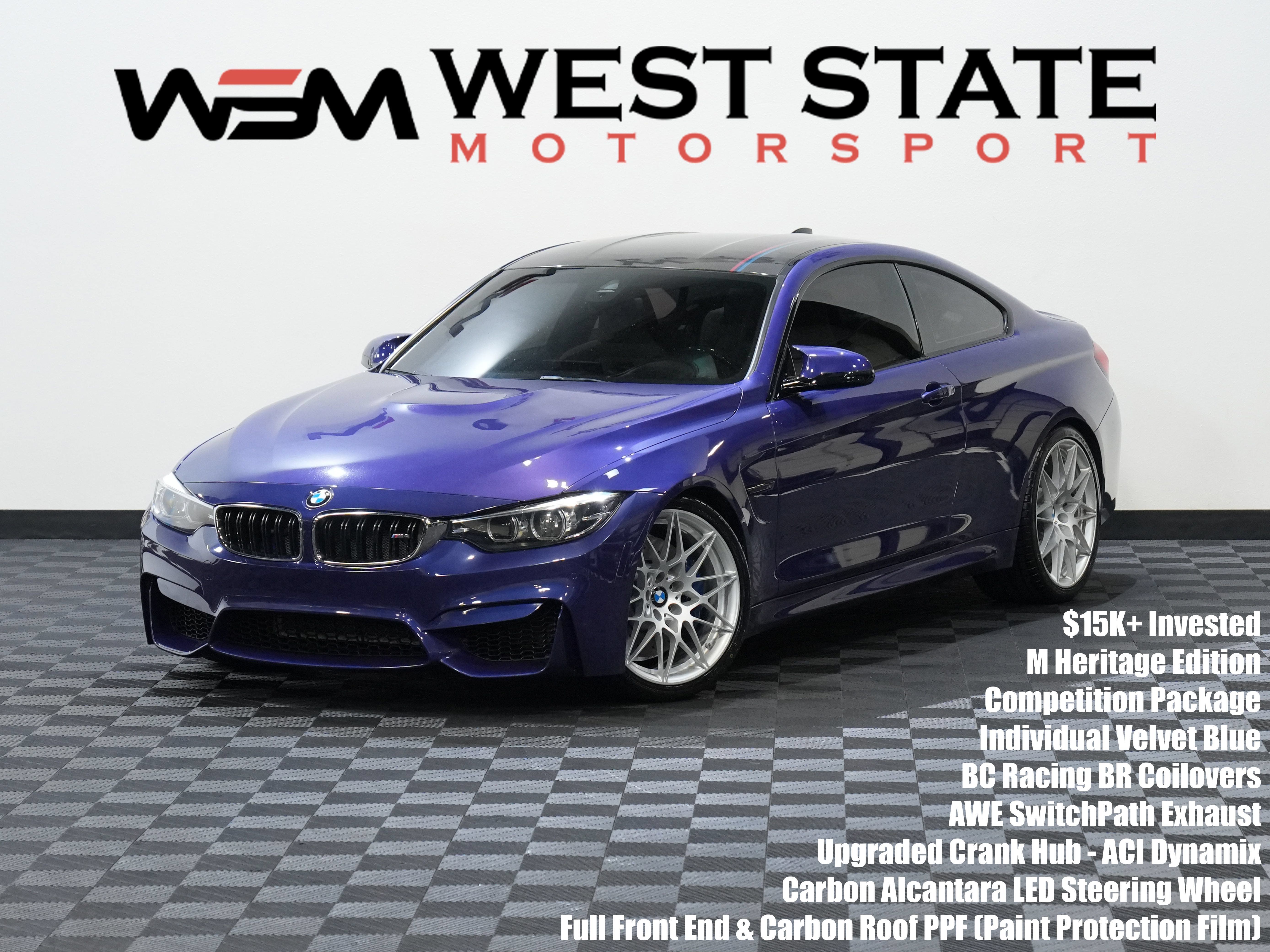 Used 2020 BMW M4 Coupe w/ Competition Package RWD image 1