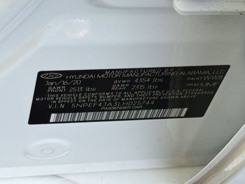 Used 2020 Hyundai Sonata SEL w/ Premium + Sunroof Package FWD image 28