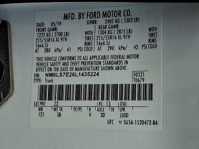 Used 2020 Ford Transit Connect XL FWD image 16