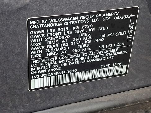 Certified 2023 Volkswagen Atlas SEL R-Line AWD/4WD image 27