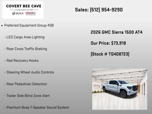 New 2026 GMC Sierra 1500 AT4 w/ AT4 Premium Package AWD/4WD image 38