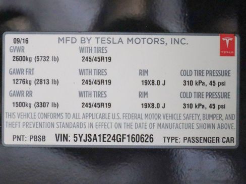 Used 2016 Tesla Model S AWD image 45