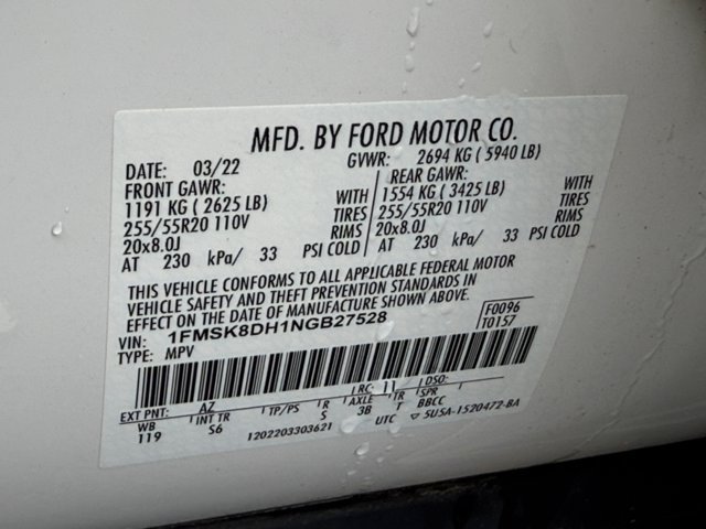Used 2022 Ford Explorer XLT w/ Equipment Group 202A AWD/4WD image 30
