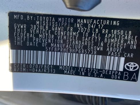 Used 2017 Toyota Corolla LE w/ LE Eco Premium Package image 19