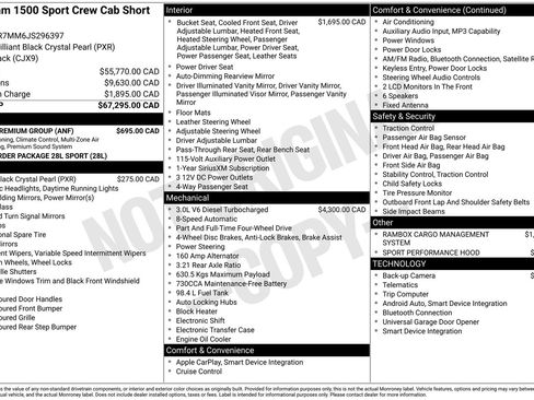 Used 2018 RAM 1500 Sport w/ Sport Premium Group AWD/4WD image 16