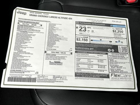 New 2026 Jeep Grand Cherokee Altitude AWD/4WD image 23