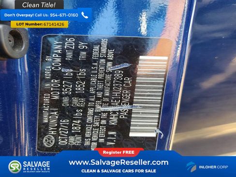 Used 2017 Hyundai Accent SE FWD image 16