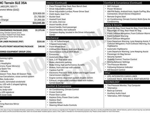 Used 2023 GMC Terrain SLE w/ Driver Convenience Package FWD image 31