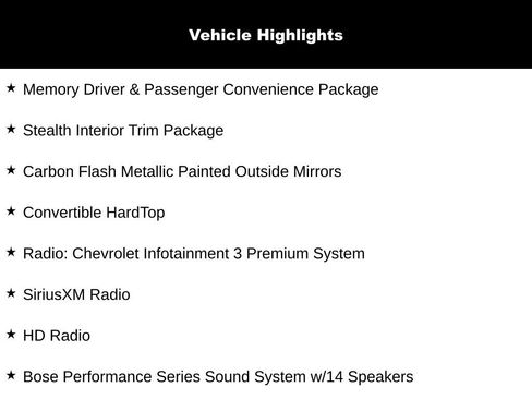 Used 2023 Chevrolet Corvette Stingray Preferred Conv w/ Stealth Interior Trim Package image 13