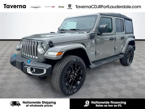 Used 2023 Jeep Wrangler Unlimited Sahara w/ Cold Weather Group AWD/4WD image 1