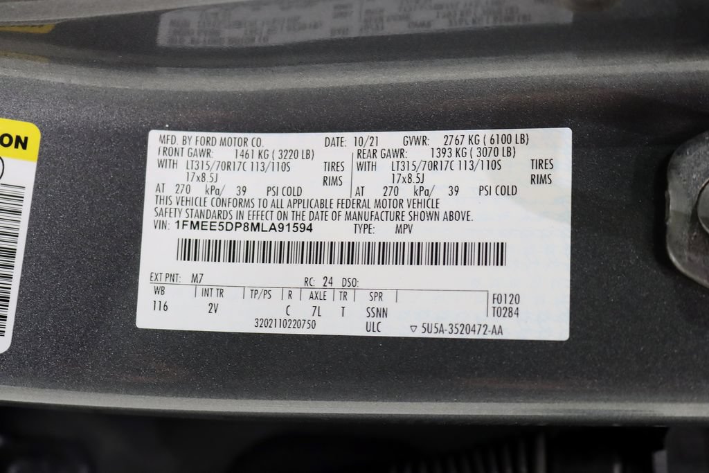 Used 2021 Ford Bronco Outer Banks w/ Sasquatch Package AWD/4WD image 38