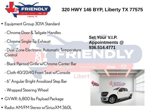 Used 2025 Ford F150 XLT w/ Equipment Group 301A Standard RWD image 5