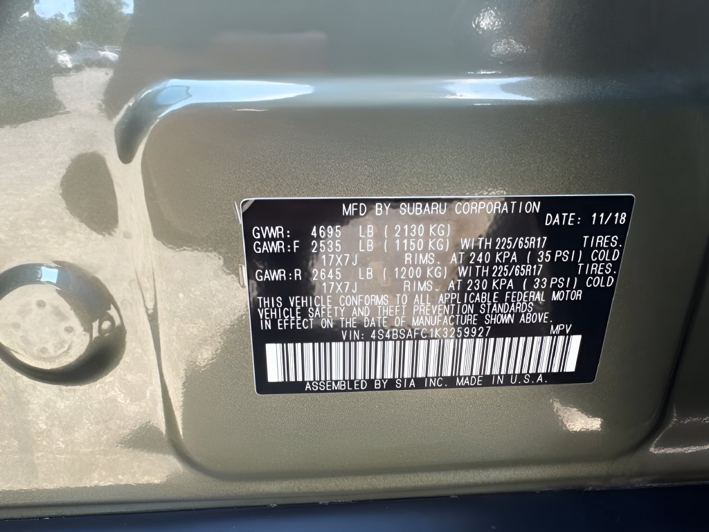 Used 2019 Subaru Outback 2.5i Premium AWD/4WD image 24