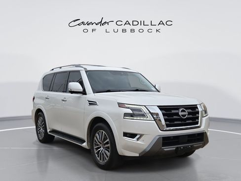 Used 2023 Nissan Armada SL w/ Captain's Chairs Package RWD image 1