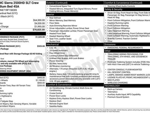 Used 2024 GMC Sierra 2500 SLT w/ SLT Convenience Package image 12