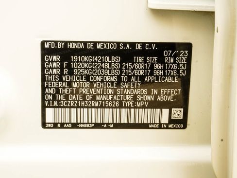 Used 2024 Honda HR-V LX image 38
