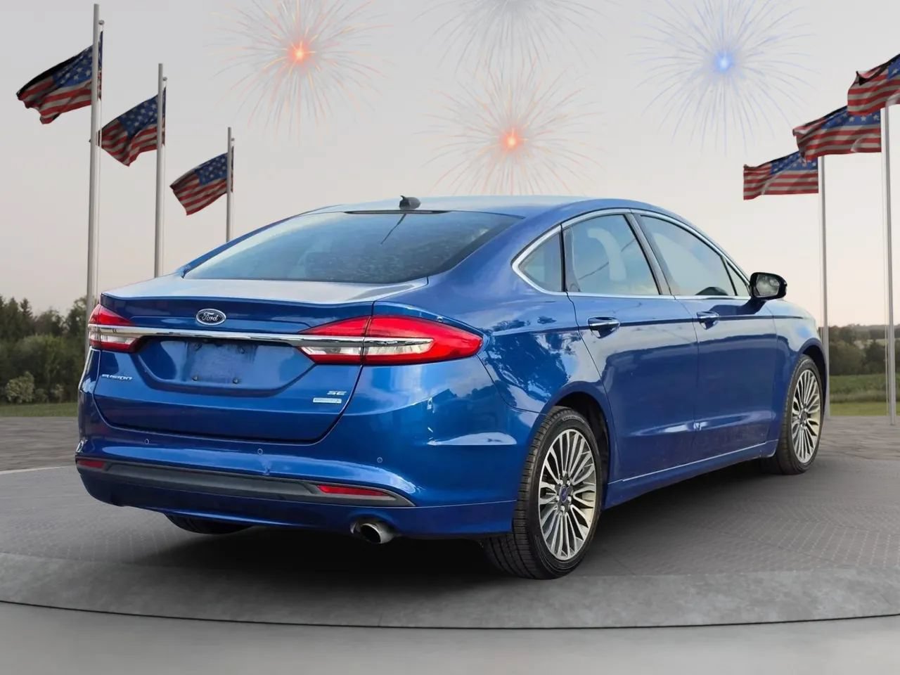 Used 2017 Ford Fusion SE w/ Fusion SE Technology Package FWD image 8